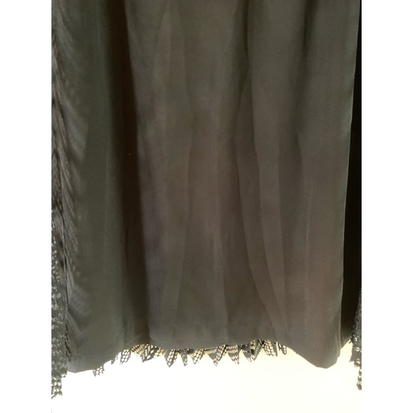 La Petite Française Black French Designer Pleated Midi Skirt - Picture 5 of 7